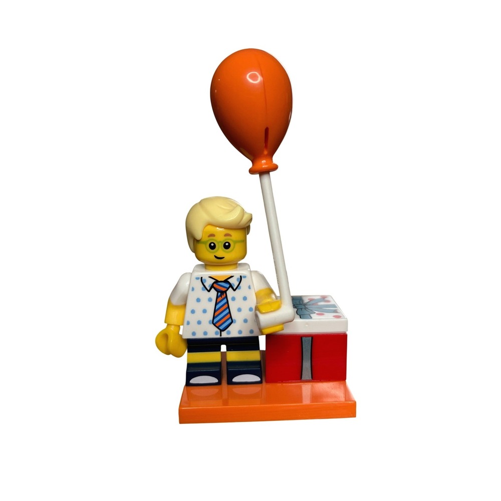 Lego Minifigure Series 18 Collectible Party Birthday Party Boy‎ Retired